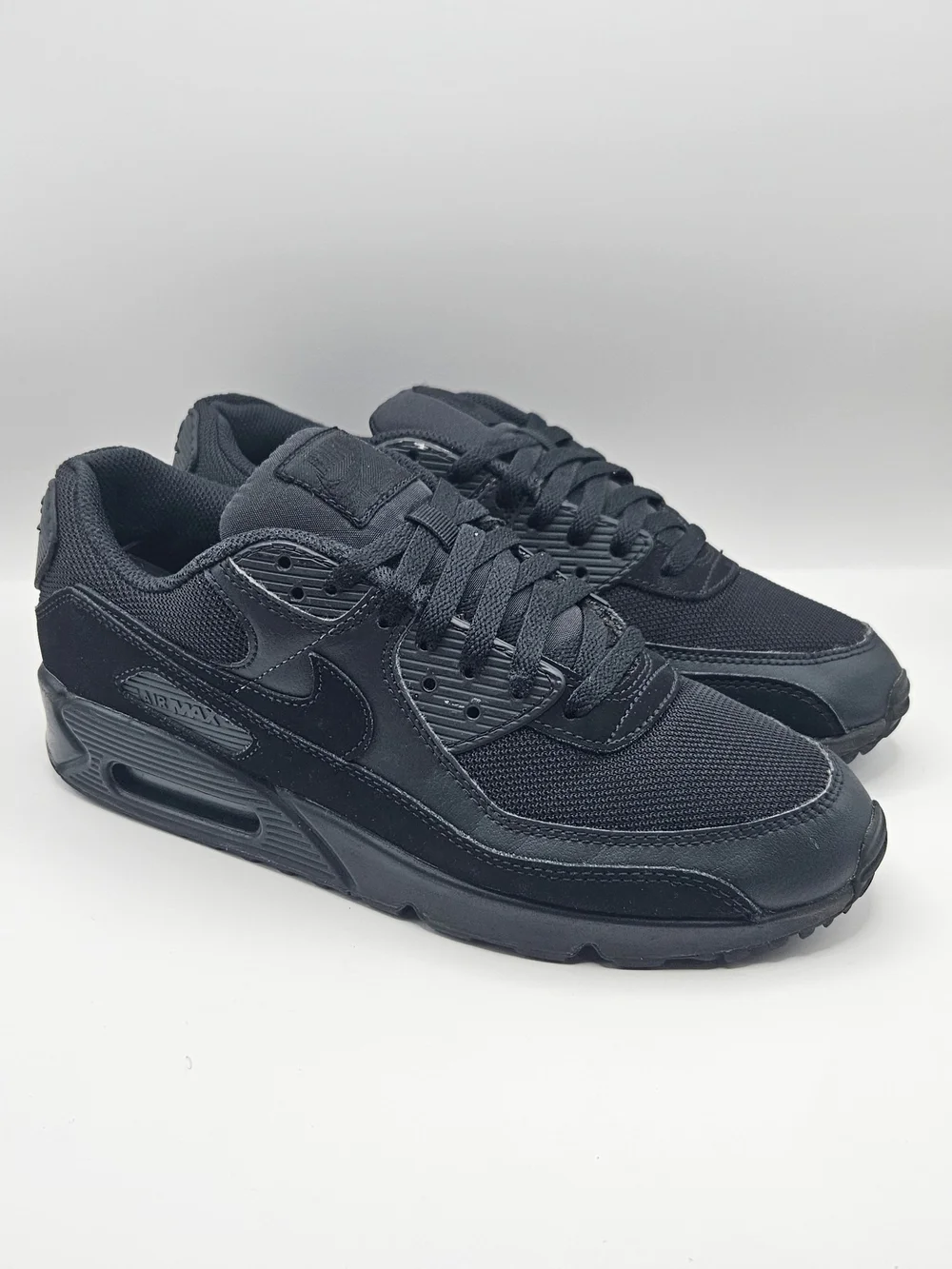 Nike Air Max 90 Recraft Triple Black Size 9.5